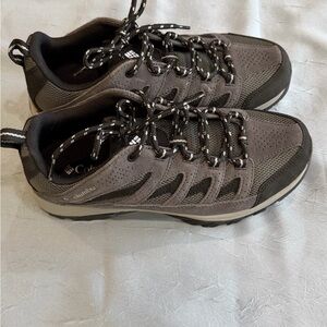 Columbia Men's Dark Gray and Black Trail Sneakers 9W